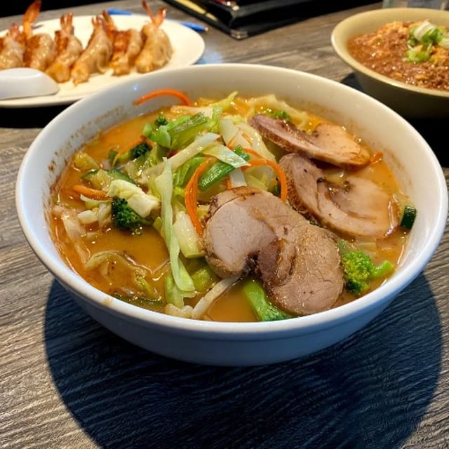 Veg Chasyu Soup Noodle.