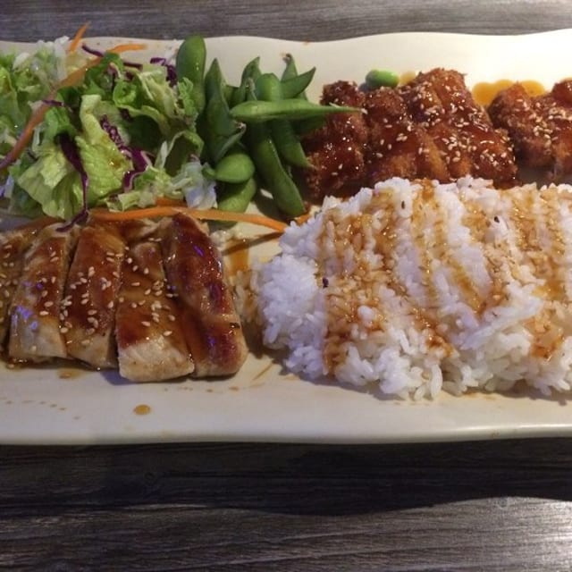 Ch Katsu & Ch Teriyaki Bento.