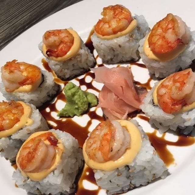 Hibachi Shrimp Roll.